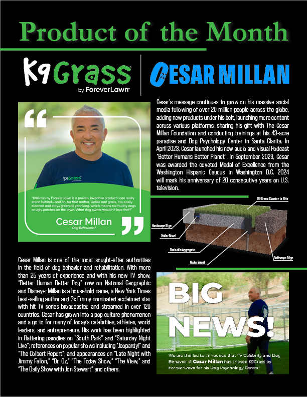 Product of the Month - K9 Grass Endura